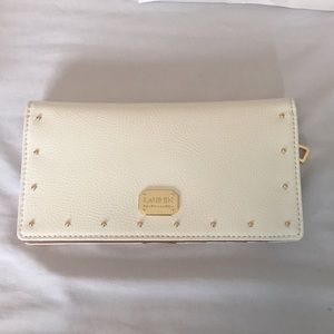 Lauren Ralph Lauren White and Gold Wallett